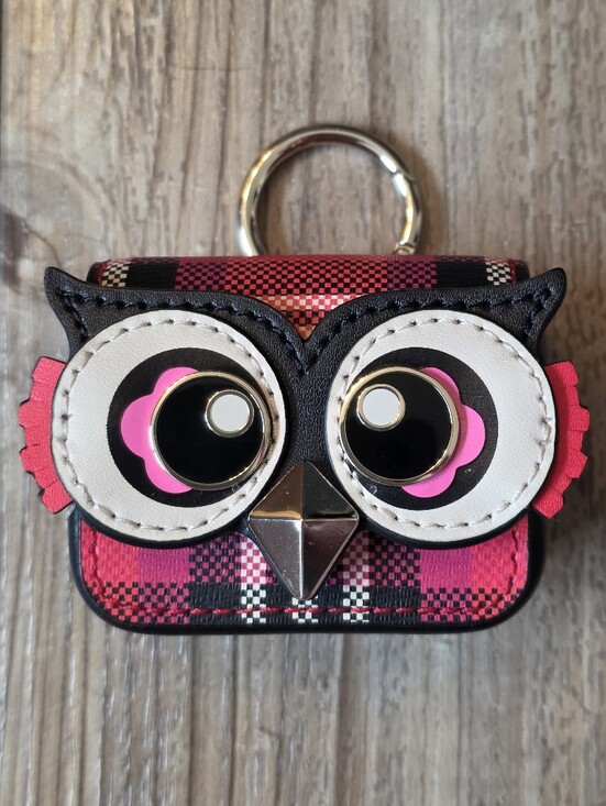 kate spade Accessories - Kate Spade New York Blinx Foliage Plaid Owl Keychain Pouch Ipod